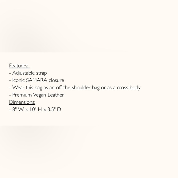 NWOT Samara Shoulder Bag - Lavender - Picture 2 of 11